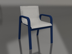 डाइनिंग क्लब कुर्सी (रात नीला)