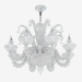 3d model Chandelier made of glass (S110188 8white) - preview