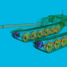 tanque 3D modelo Compro - render