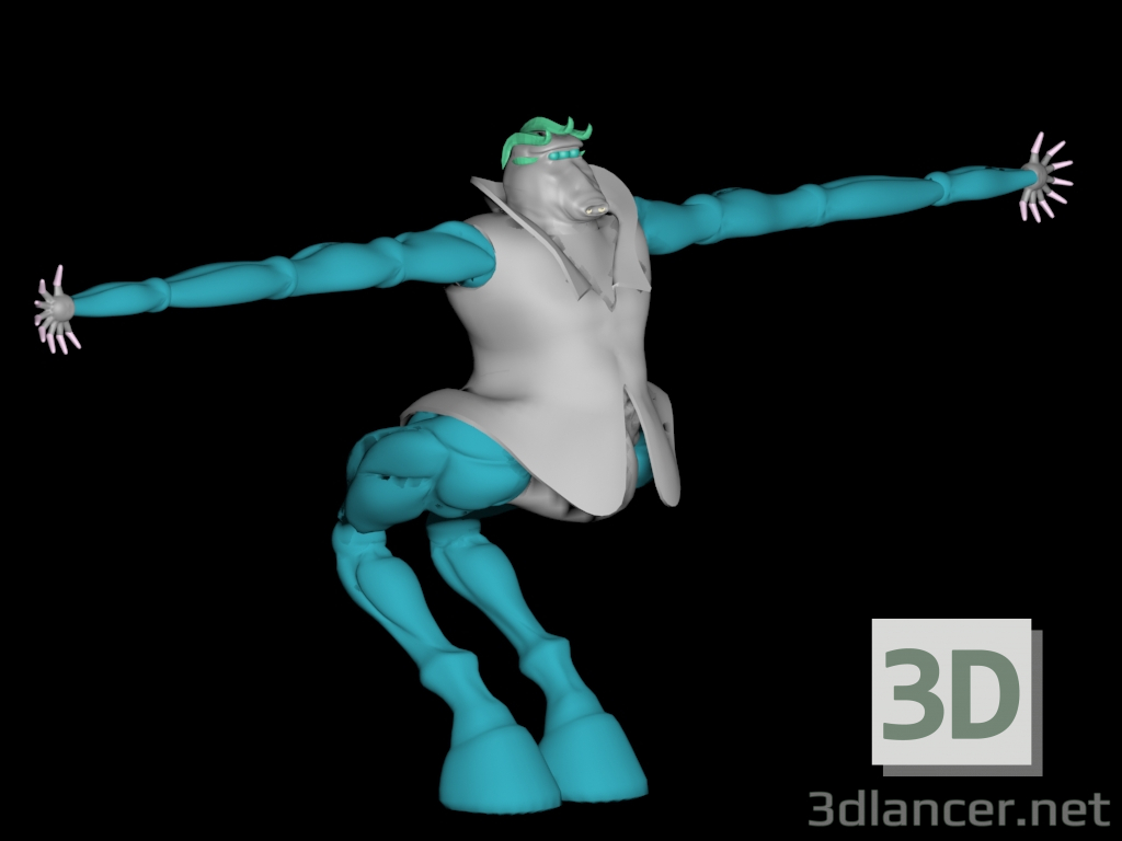 3D Modell Paranid (x3 terranischer Konflikt) - Vorschau