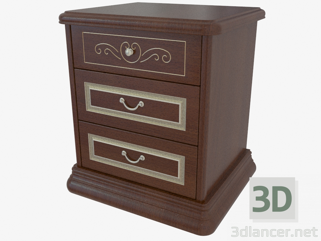3d model Bedside table (535x579x439) - preview