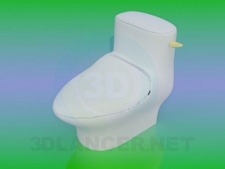 3D modeli WC - önizleme