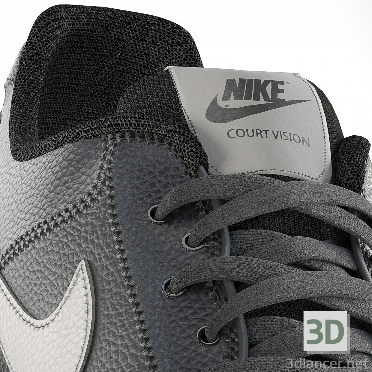 modello 3D di Sneakers NIKE-COURT-VISION-LOW comprare - rendering