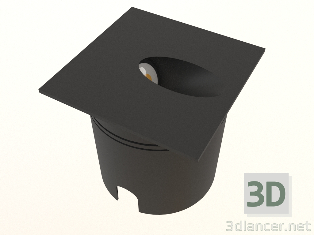 3D Modell Einbau-Straßenlampe (7025) - Vorschau
