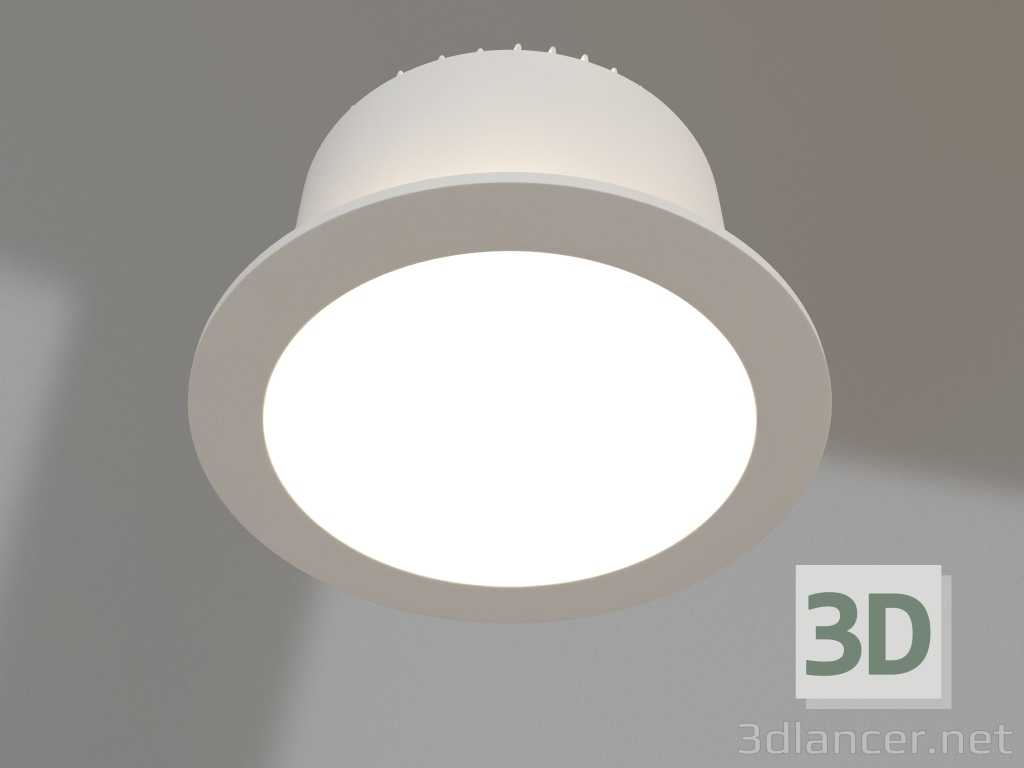 modello 3D Lampada MS-DROP-BUILT-R84-8W Day4000 (WH, 85 gradi, 230V) - anteprima