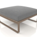 3D Modell Modulares Sofa, Hocker (Bronze) - Vorschau