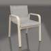 3D modeli Yemek kulübü sandalyesi (Kum) - önizleme