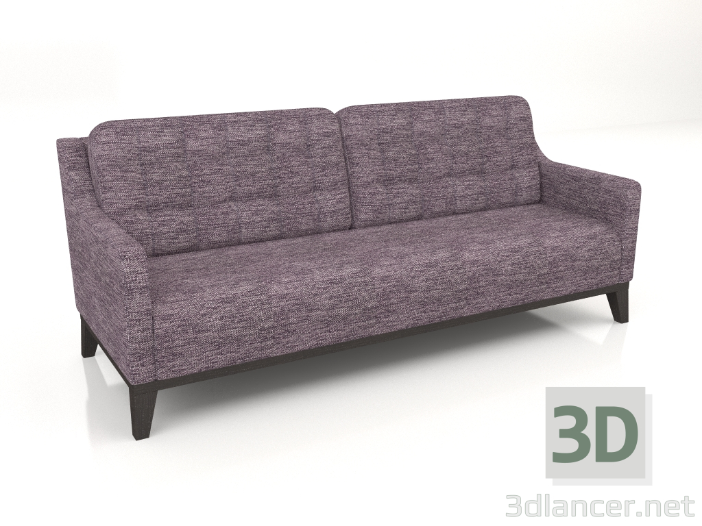 3D Modell Prager Sofa (Grau) - Vorschau