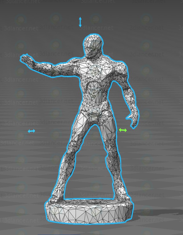 3d model Iron Man - vista previa