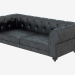 3d model Leather Sofa Triple STYLE (2360) - preview