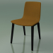 3D Modell Stuhl 3955 (4 Holzbeine, gepolstert, schwarze Birke) - Vorschau
