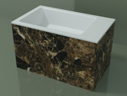 Countertop washbasin (01R132102, Emperador M06, L 60, P 36, H 36 cm)