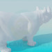 3d model Rhino - vista previa