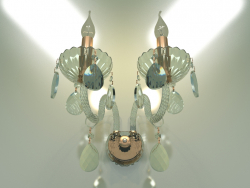 Sconce 10097-2 (gold-tinted crystal)