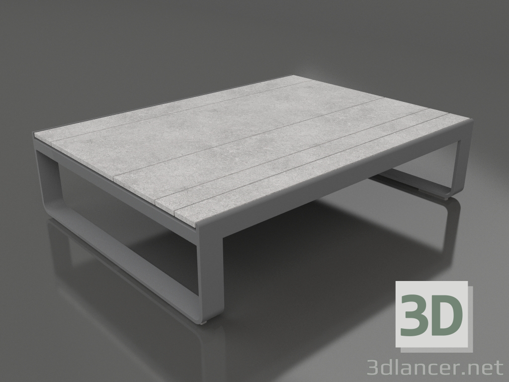 modello 3D Tavolino 120 (DEKTON Kreta, Antracite) - anteprima