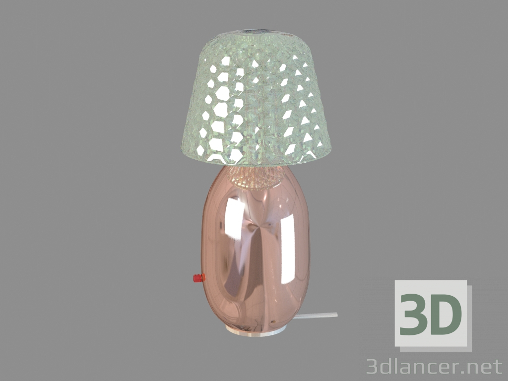 3D Modell Настольная лампа Candy Light Lampe ein Poser Kupfer - Vorschau