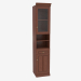 3d model The bookcase is narrow with open shelves in the middle (3841-31) - preview