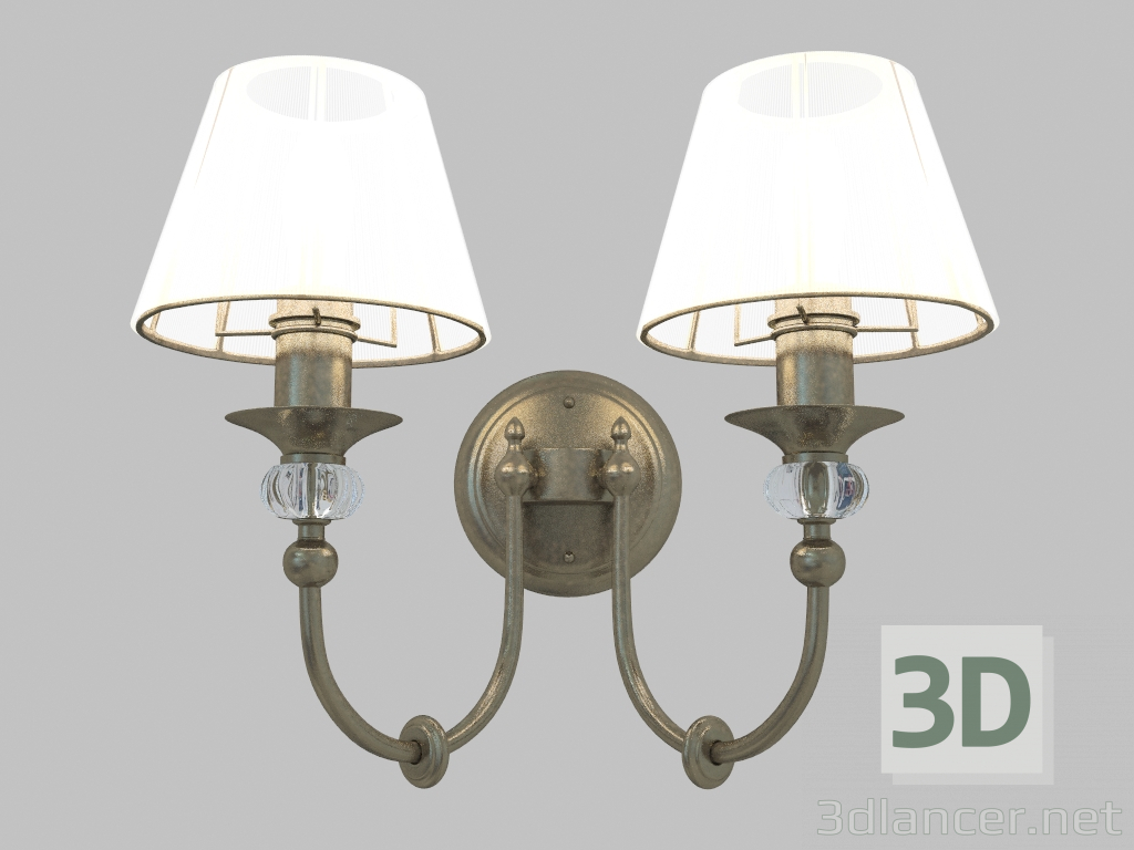 3D Modell Wandlampe (2202A) - Vorschau