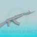 3d модель AK-47 – превью