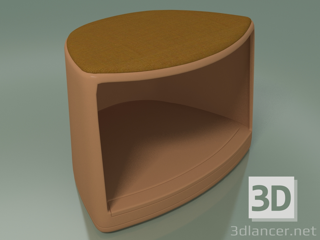 3d model Stool 2300 (with wheels and cushion, PC00004 polypropylene) - preview