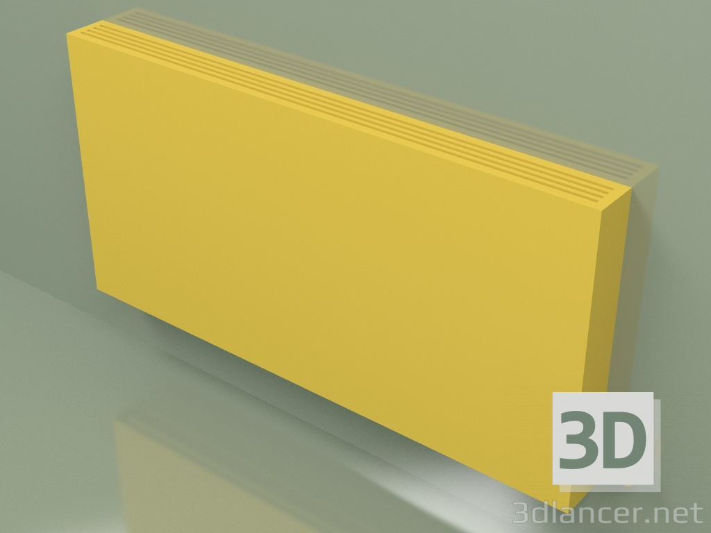 3D modeli Konvektör - Aura Slim Basic (500x1000x80, RAL 1012) - önizleme