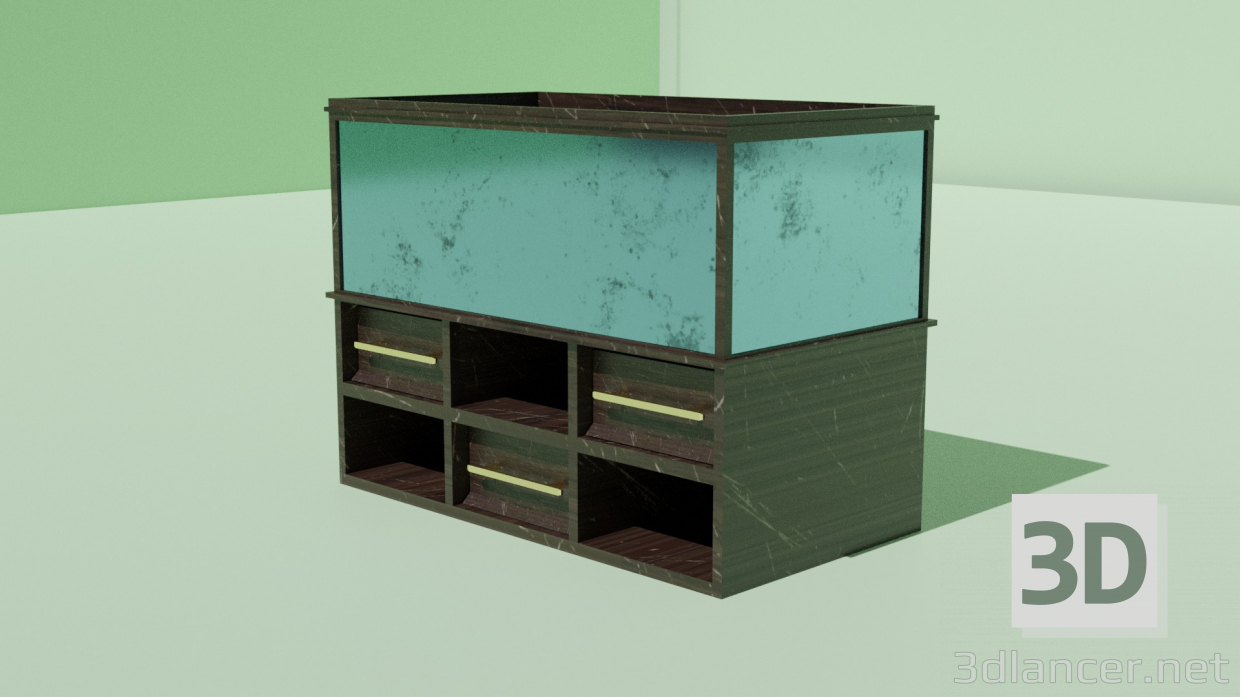 Ständer für Aquarium 3D-Modell kaufen - Rendern