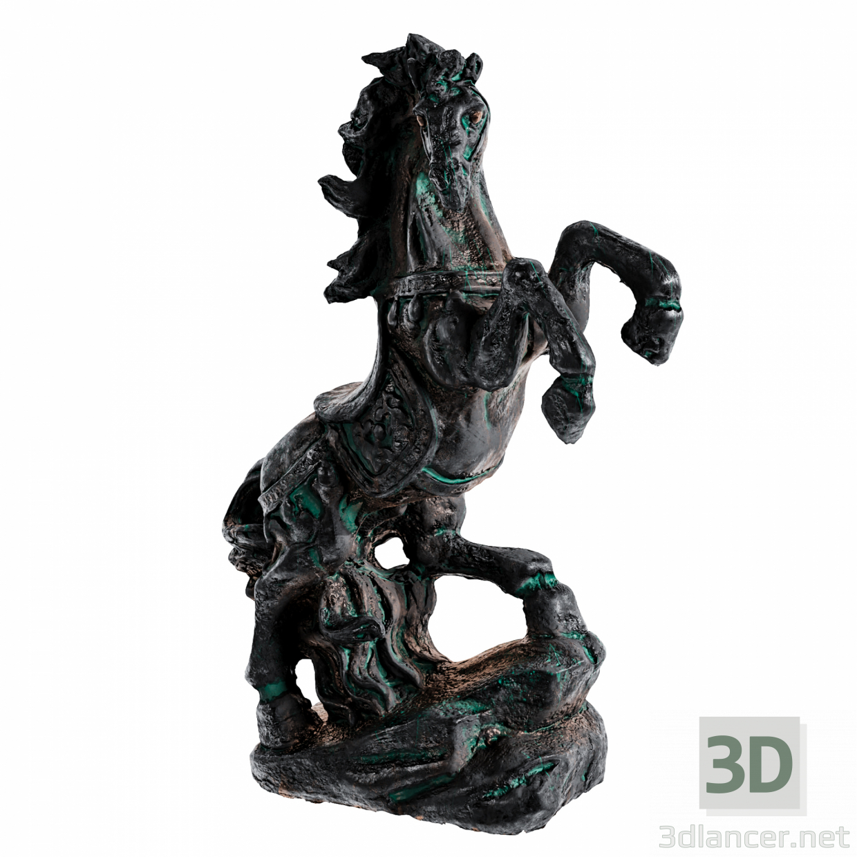modello 3D di Altair_Studio_horse_dark comprare - rendering