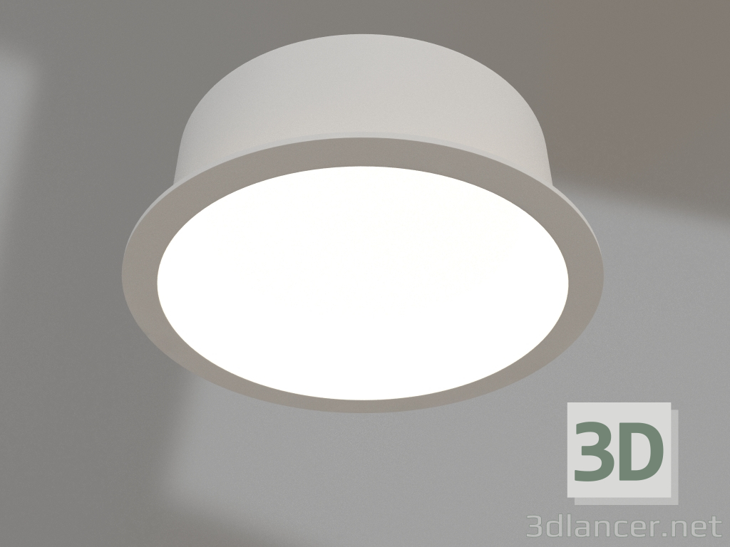 modello 3D Lampada MS-DROP-BUILT-R105-14W Day4000 (WH, 85 gradi, 230V) - anteprima