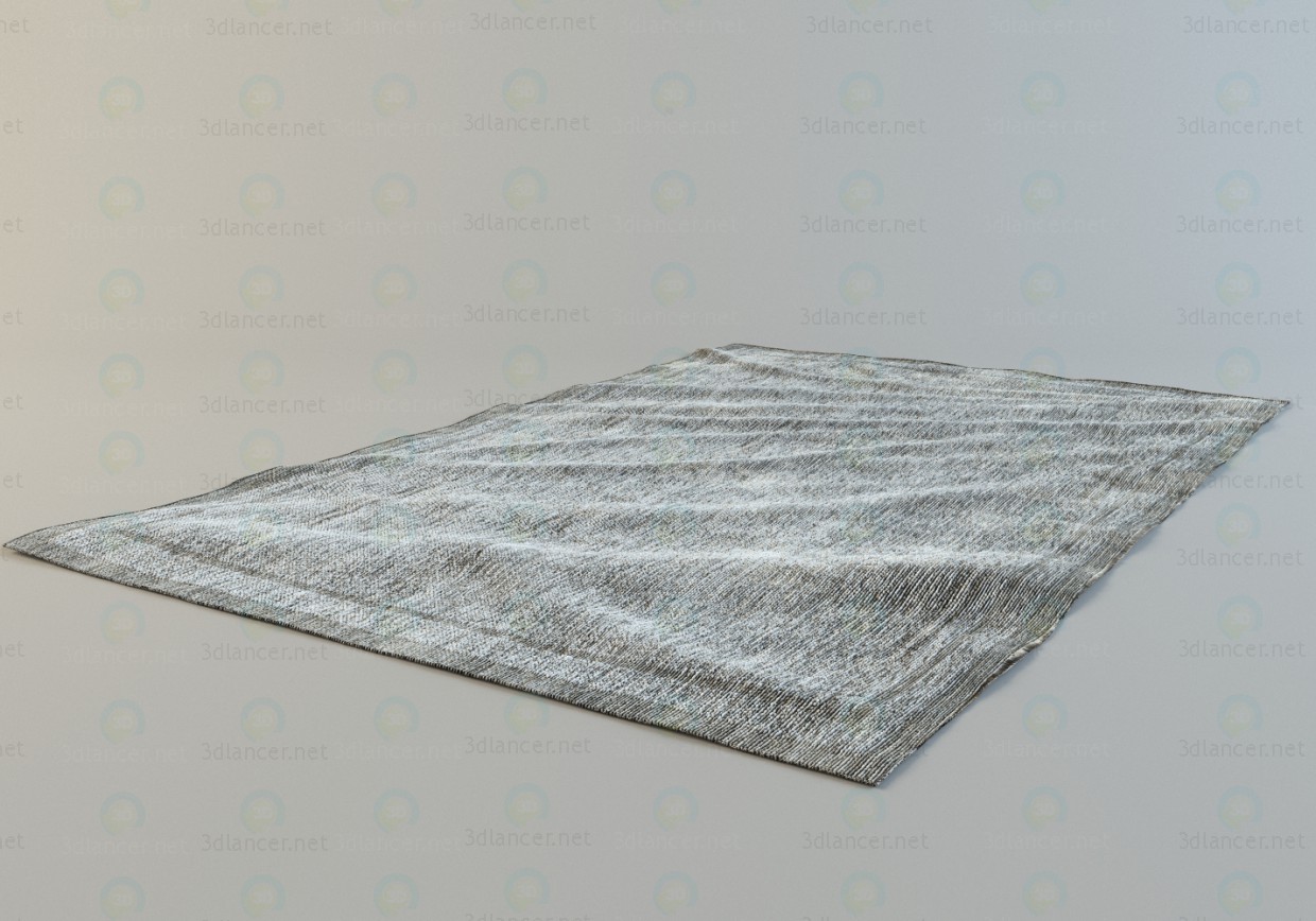 modèle 3D Le tapis avec une petite pile - preview