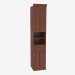 3d model The bookcase is narrow with open shelves in the middle (3841-32) - preview