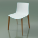 Modelo 3d Cadeira 0355 (4 pernas de madeira, polipropileno bicolor, efeito teca) - preview
