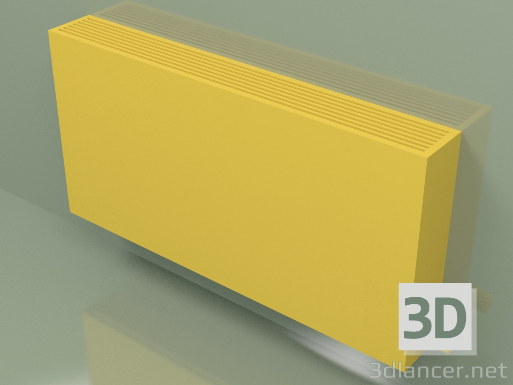 modello 3D Convettore - Aura Slim Basic (500x1000x130, RAL 1012) - anteprima