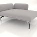 3d model Chaise longue 125 with armrest 85 on the right - preview