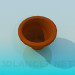 modèle 3D pot de fleurs - preview