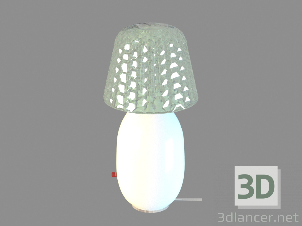 3D modeli Настольная лампа Şeker Işık Lampe bir poser Beyaz - önizleme