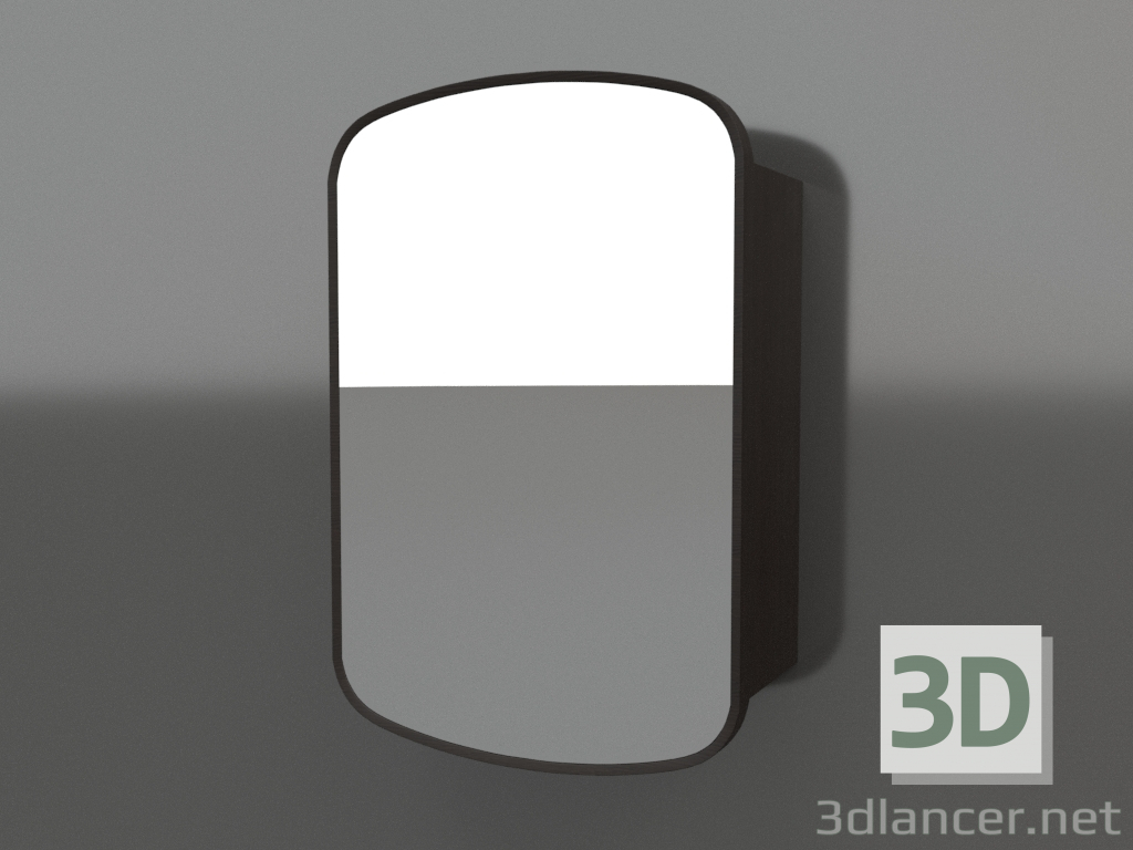 Modelo 3d Espelho ZL 17 (460x200x695, madeira castanho escuro) - preview