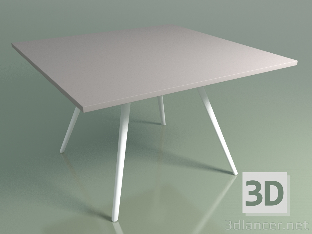 3d модель Стол квадратный 5413 (H 74 - 119x119 cm, laminate Fenix F04, V12) – превью