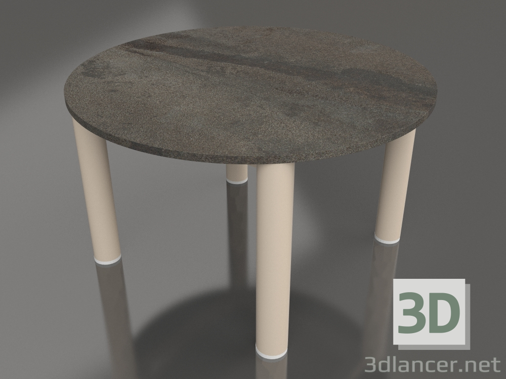 3d модель Стіл журнальний D 60 (Sand, DEKTON Radium) – превью