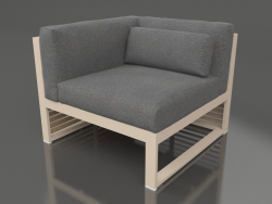 Modular sofa, section 6 left (Sand)