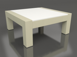 Side table (Gold, DEKTON Zenith)