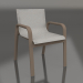 3D modeli Yemek kulübü sandalyesi (Bronz) - önizleme