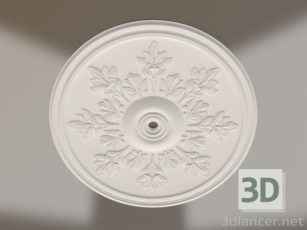 modèle 3D Prise pour plafond en plâtre RP 033 D=810 - preview