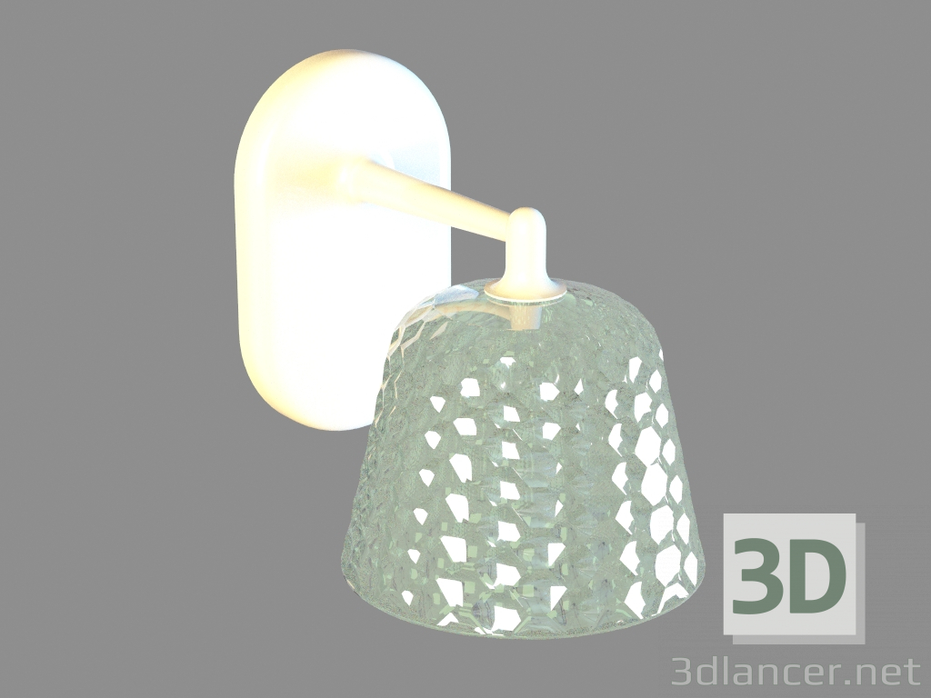 3D modeli Бра Candy Hafif duvar birimi 1L Beyaz - önizleme