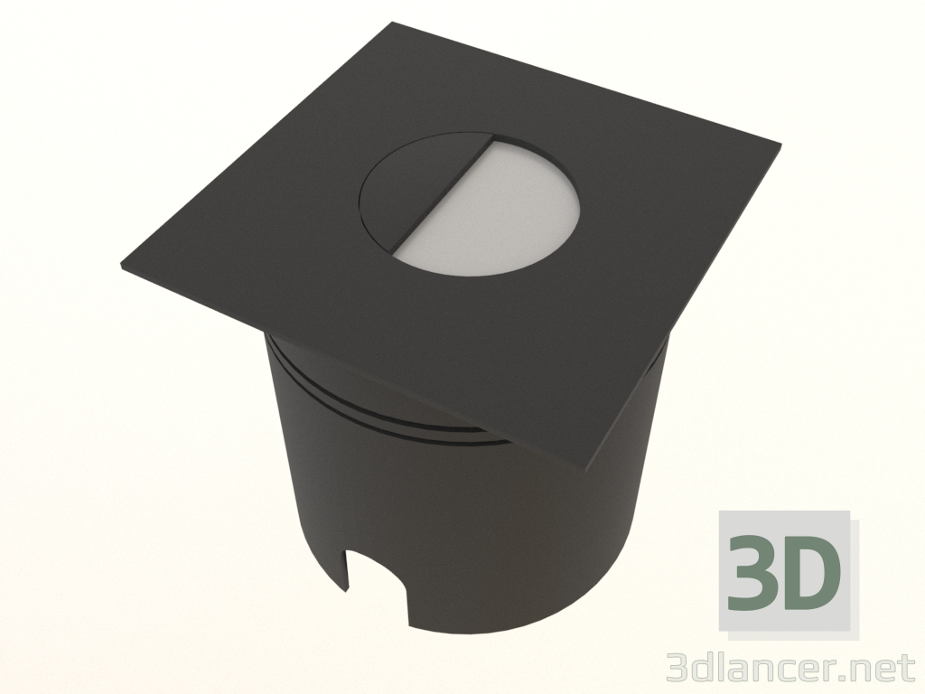 modèle 3D Lampadaire encastré (7030) - preview