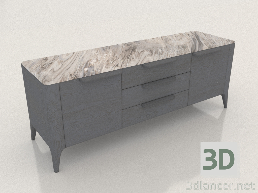 3d model TV stand (Selena) - preview