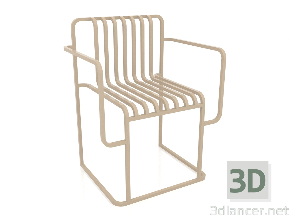 3d модель Кресло обеденное (Sand) – превью