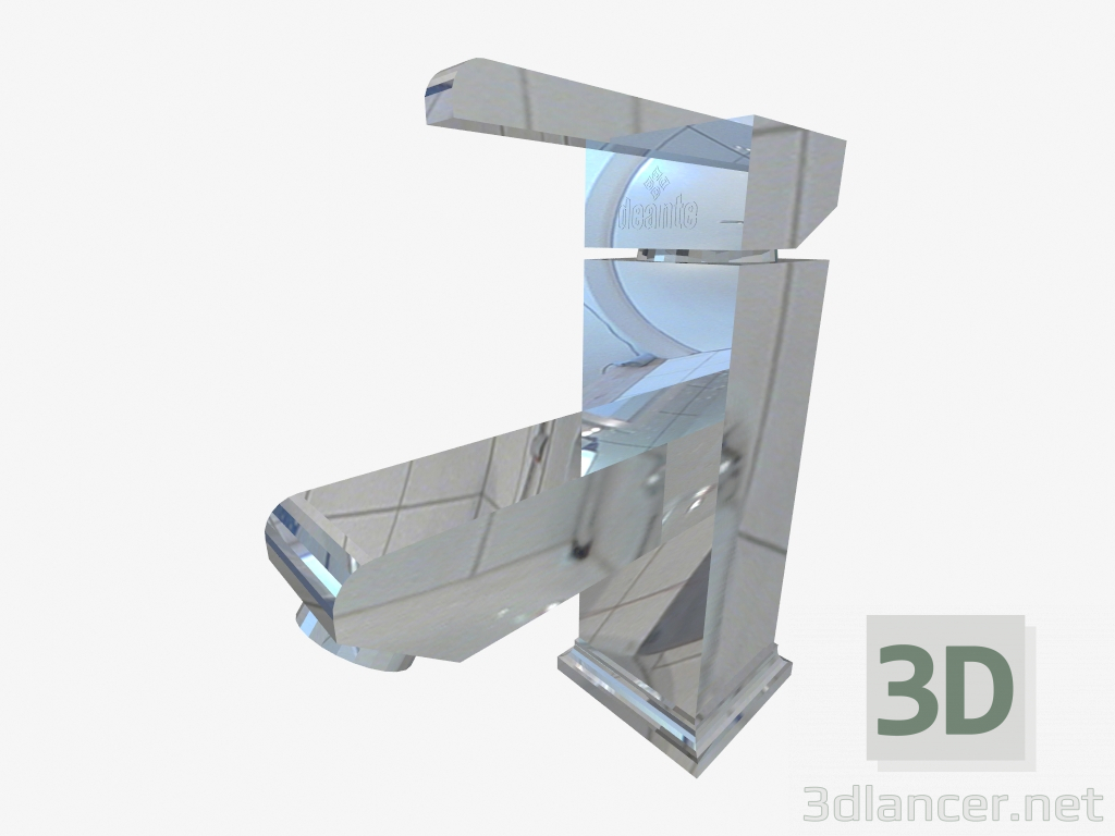 3d model Grifo de lavabo cúbico (BDD 021M) - vista previa
