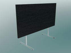 Mesa rectangular plegable con patas en T plegada (1500x750mm)