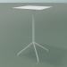 3d model Square table 5747 (H 103.5 - 59x59 cm, spread out, White, V12) - preview