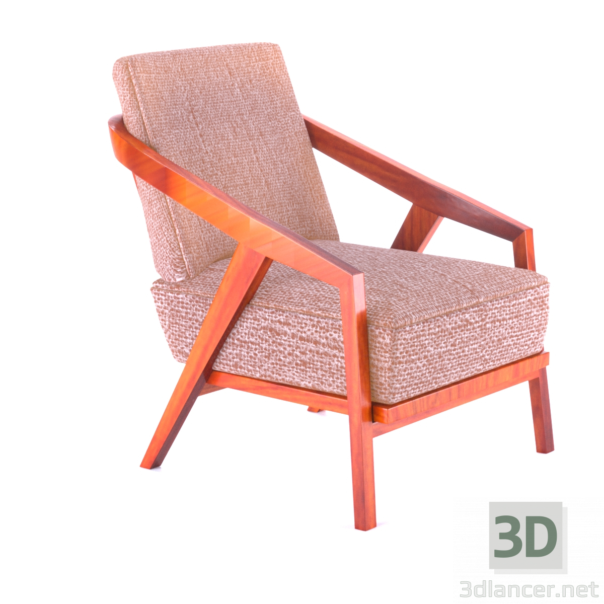 3 डी मॉडल कुरसी - पूर्वावलोकन